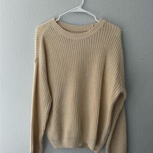 Cream colored sweater